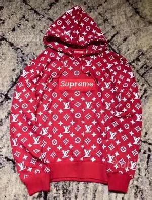 felpa louis vuitton supreme prezzo originale|supreme x louis vuitton jacket.